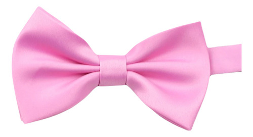 Corbata De Moño Hombre Satin - Colores - Grin Accs Color Rosa Diseño De La Tela Lisa