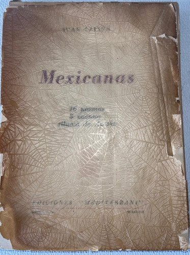 Mexicanas 16 Poemas 3 Cuentos Silueta Azorin Sapiña 1947