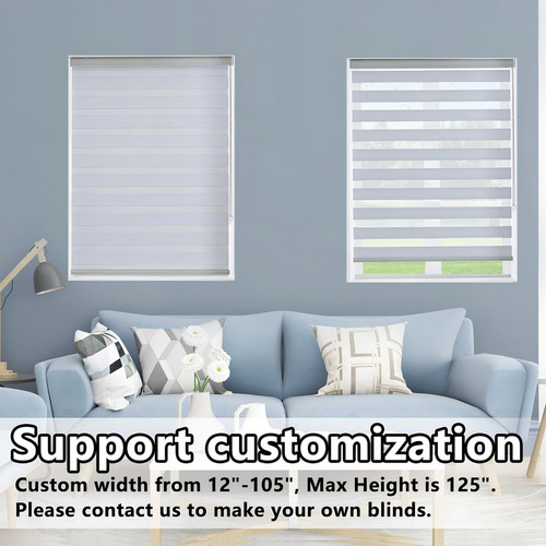 Cortinas de enrolar opacas e translúcidas Persilux, Zebra