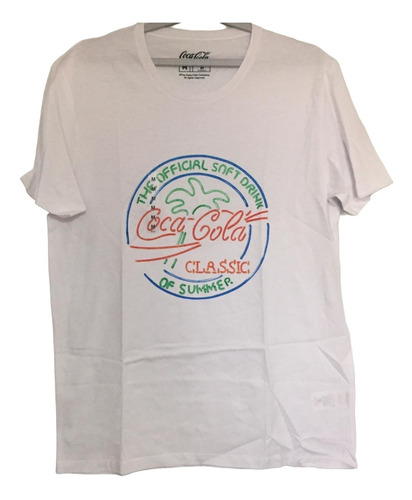 Polera Coca Cola - Diseño Summer - Talla M