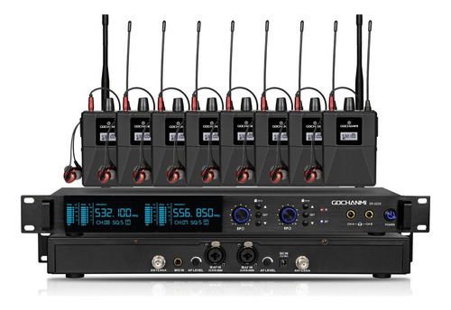 Sistema Monitoreo Gc Er2020 2 Canales 8 Receptores Bluetooth