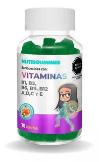 Vitaminas B1 B2 B6 B9 B12 A D C Y E Nutrigummies Niños