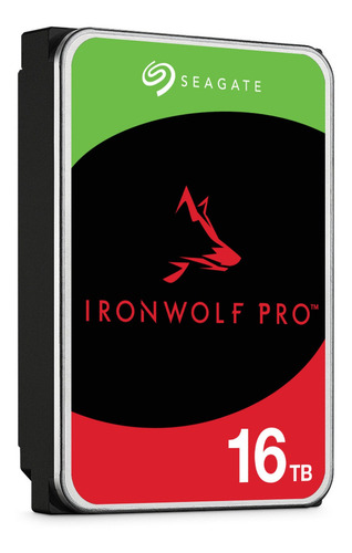 Disco Duro 16tb Seagate Ironwolf 3.5'' 7200 Rpm Red Nas 24/7