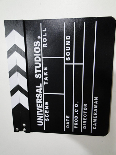 Claquete Show Cinema Universal Warner Paramount Hbo 30x27cm