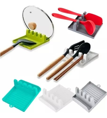 Suporte Organizador Silicone Tampa Cozinha Talheres