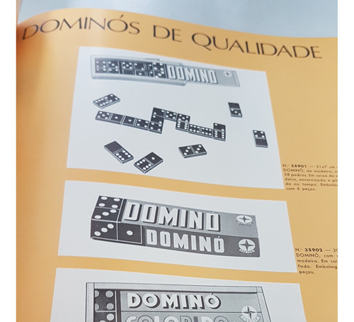 Antigo Dominó Estrela Anos 60 Colorido Na Caixa De Madeira (Usado)