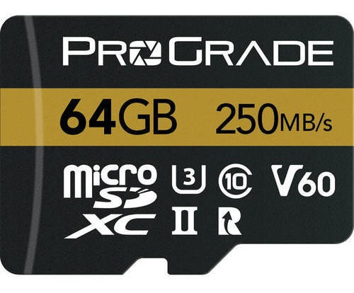 Prograde Digital 64gb Uhs-ii Microsdxc Memory Card With Sd A