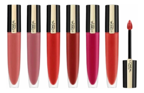 Labial Matte Lip Color Rouge Signature Loréal