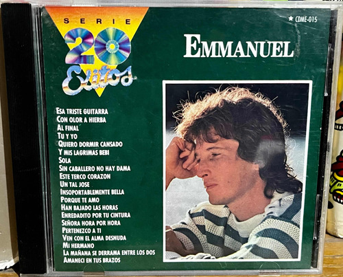Cd Original Emmanuel - Serie 20 Exitos. 1991 Nacional