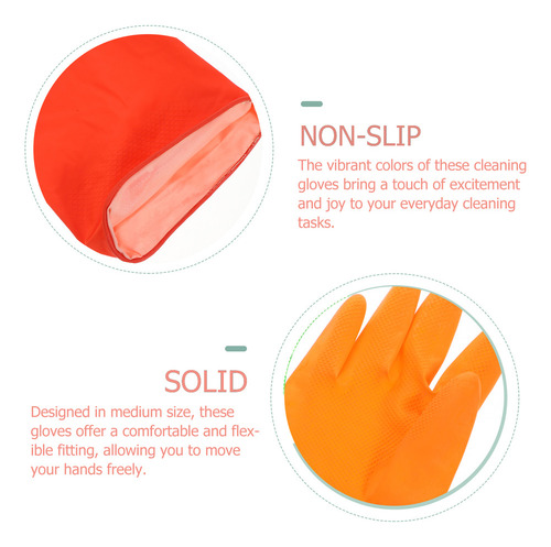 S+ Guantes De Limpieza, Guantes De Látex For Uso Doméstico,
