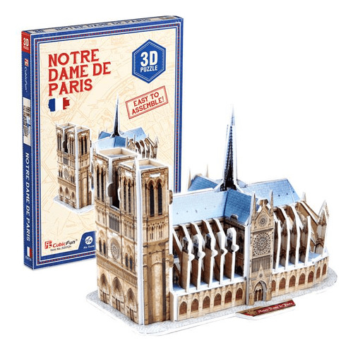 Cubic Fun Rompecabeza 3d Notre Dame Paris 39 Piezas