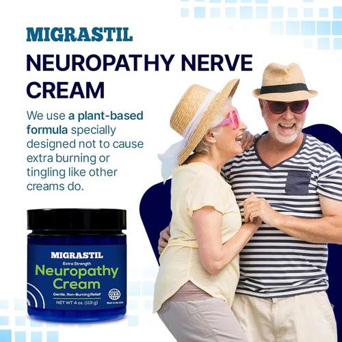 Crema Para Aliviar La Neuropatía Basic Vigor Migrastil Extra
