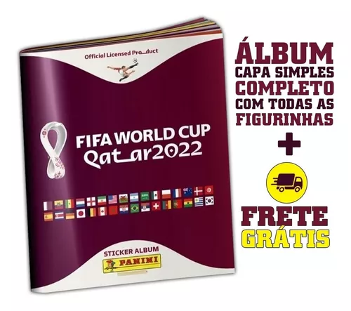 Álbum Completo Copa Do Mundo 2022 Qatar 670 Figurinhas - Panini