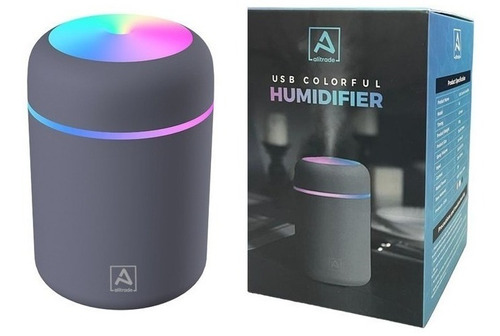 Humidificador Aromatizador Difusor Ultrasónico 300ml Usb Rgb