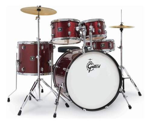 Bateria Acústica Gretsch Renegade Rge625 Rs Ruby Sparkle