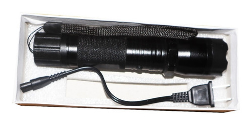 2 Lamparas Linterna De Mano Tactica Recargable Luz Led Blanc
