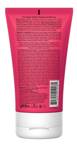 Exfoliante Facial Diario Yes To Grapefruit, De 4 Onzas