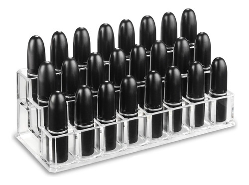 Byalegory Tiered Acrílico Barra De Labios Maquillaje Organiz