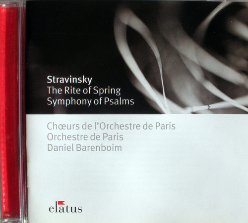 Stravinsky The Rite Of Spring  Symphony Of Psalm Cd Nacion 