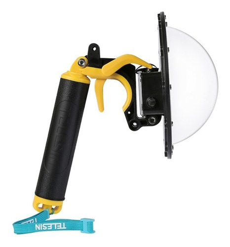 Dome Port Float Gopro Hero 3+ E 4 6 Polegadas V3 Gatilho