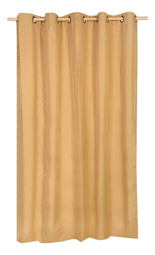 Cortina Tela 140x220cm Camil Ocre