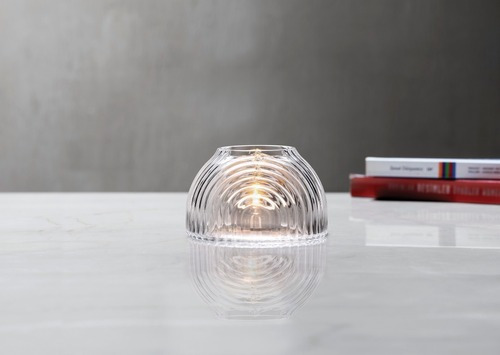 Imagen 9 de 9 de Portavela Fanal Campana Cristal Velas Nude 6,5 Cms Chico X 1