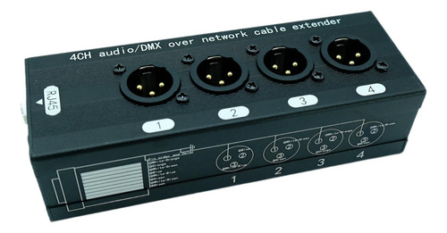 Extensor De Cable 4 Canales Xlr Combo Xlr 15 Hombre