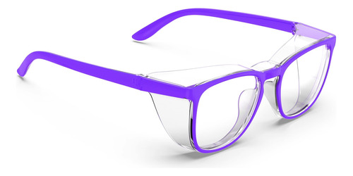 Gafas De Seguridad Con Estilo Lila Ultra Resistentes Uv400