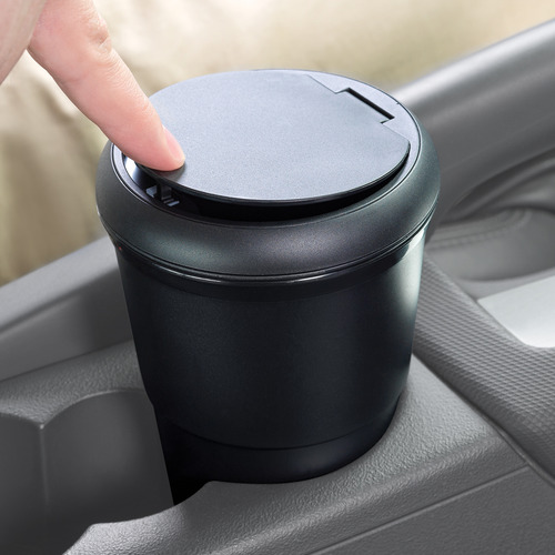 Basurero Push Para Automóvil Betterware - 650 Ml - 7diax18cm