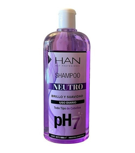 Han Shampoo Neutro Ph 7 Uso Diario X 500ml Masaromas