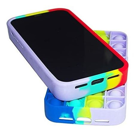 Fidget Toy Phone Case Push Popping Bubble Ansiedad Stress