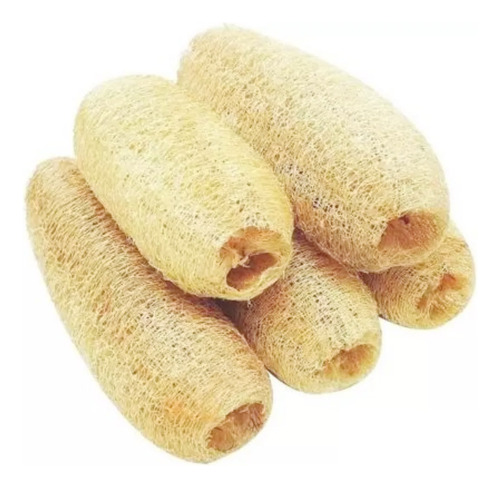 Esponja Zacate Exfoliante Natural Loofah Biodegradable, 5 Un