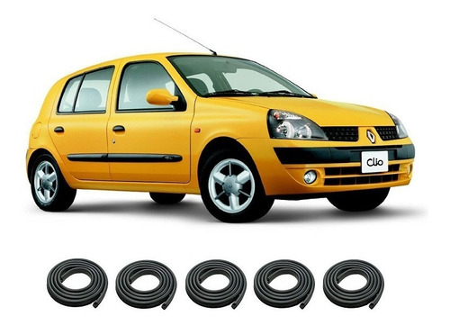 Renault Clio Ii 5p. Burletes Kit 4 Puertas + Baul Carroceria