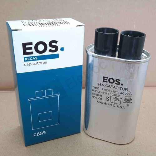 Capacitor De Microondas Compatível Com Brastemp E Consul Cor Prateado