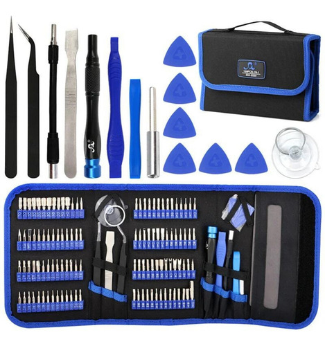 Kit 128 Herramientas Destornillador Reparar Celular Notebook