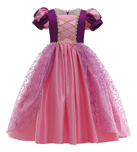 Rapunzel Sofia Princesa Vestido Disfraz Cosplay Para Niños A