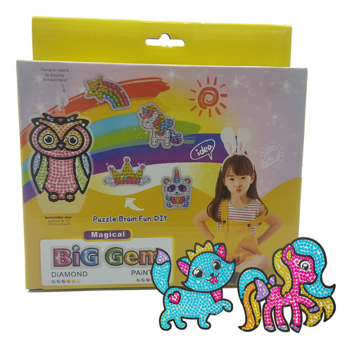 Kit De Pintura De Diamantes Pegatinas Decorativas Big Gem 4