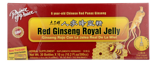 Prince Of Peace Jalea Real De Ginseng Rojo, 30 Unidades