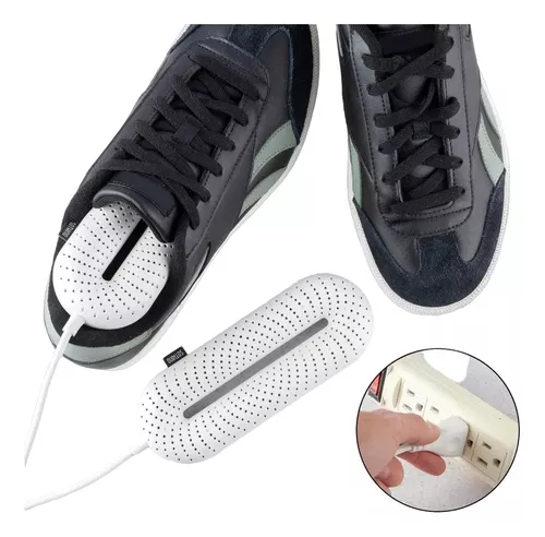 Secador de zapatos eléctrico portátil, evita malos olores Blanco