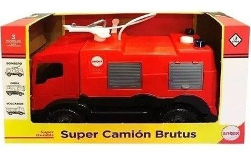Super Camion Brutus Bombero Lanza Agua Antex 4003