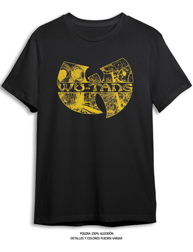 Polera Estampada Wu Tang Logo Hip Hop - Concierto - Dtf