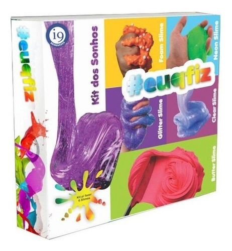 Kit Fazer Slime Kit Dos Sonhos Euqfiz I9 Brinquedos Bri0227