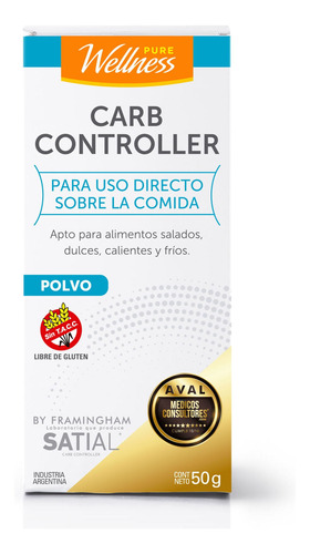 Suplemento Pure Wellness By Satial Carb Controller Polvo 50g