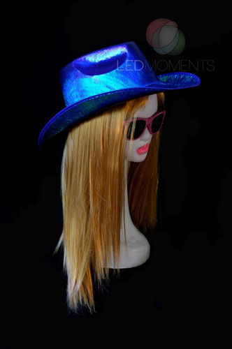 Imagen 5 de 10 de Gorro Sombrero Cowboy Brillo Vaquero Colores Carioca Fiesta