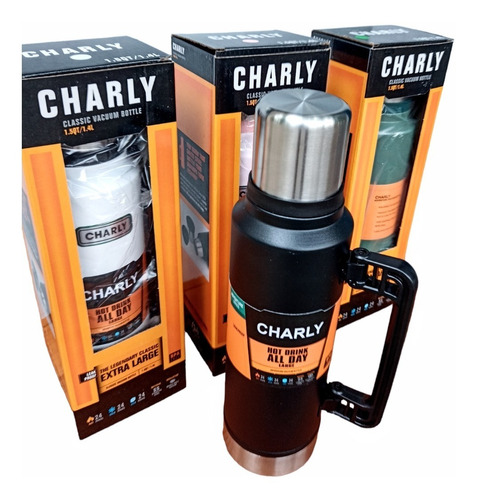 Termo Acero Inoxidable Doble Pared 1.4l Charly