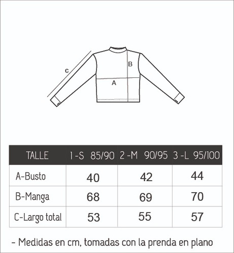 Polera Térmica C/orificio Para El Dedo, Tela Frisada