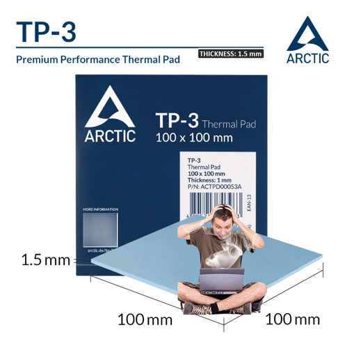 Thermal Pad 1.5 Mm Thickness, High Performance Gap Filler   