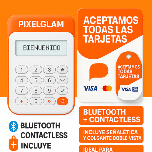 Terminal Clip Compacta Con Bluetooth Y Contactless | Incluye