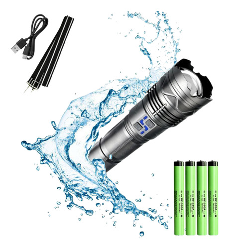 Super Lanterna Tática Lazer 100000 Lumens Lançamento C/zoom