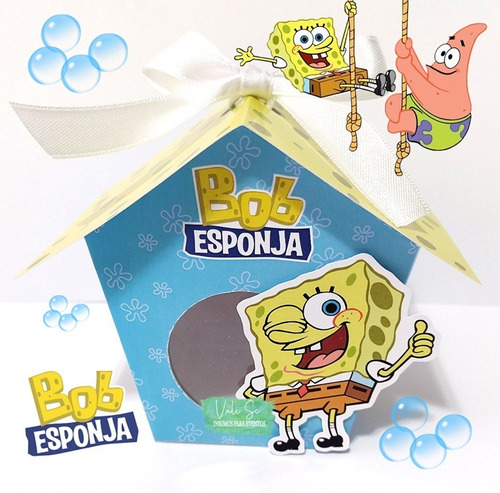 Souvenir Caja Golosinera Bob Esponja